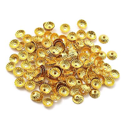 Rack Plating Brass Bead Cone KK-F856-01G-1