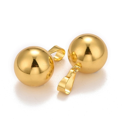 Brass Bell Pendants X-KK-I682-01A-G-1
