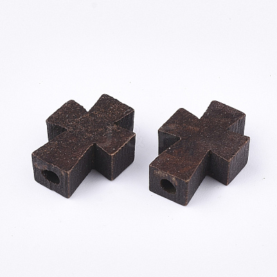 Natural Wooden Beads X-WOOD-S050-39-1