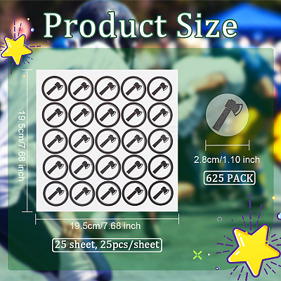 PVC Plastic Waterproof Stickers DIY-WH0386-18E-1