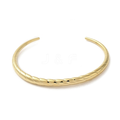 304 Stainless Steel Open Cuff Bangles BJEW-K241-02G-G-1