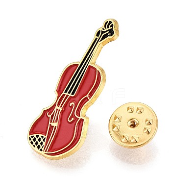 Violin Enamel Pin JEWB-M022-02-1