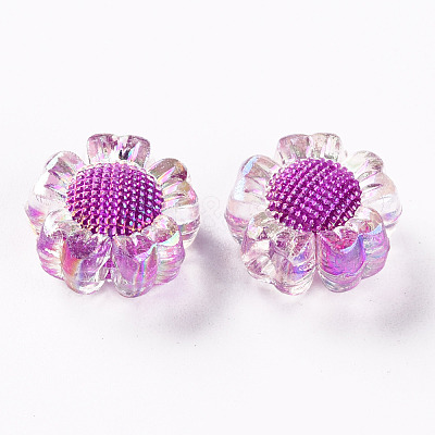 Transparent Acrylic Beads X-TACR-S152-10B-1