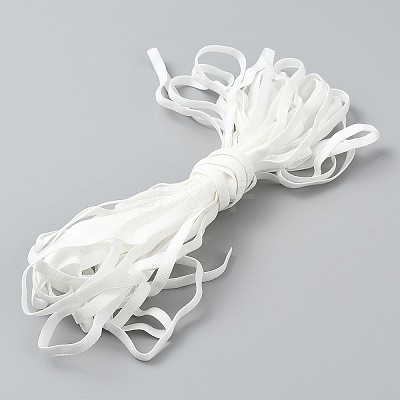 Flat Nylon Elastic Cord OCOR-WH0078-277A-1