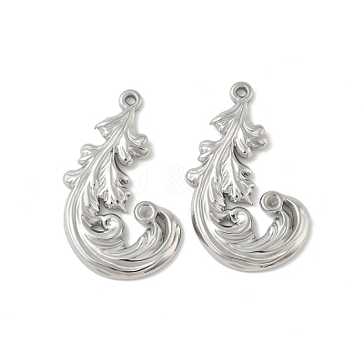 304 Stainless Steel Rhinestone Setting Pendants STAS-D376-09A-P-1