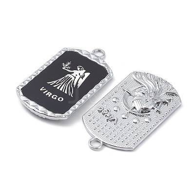 Alloy Twelve Constellations Series Big Pendants PALLOY-O107-01P-03-1