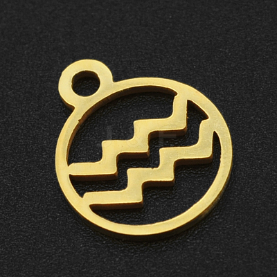 201 Stainless Steel Charms STAS-T014-LA111-11-1