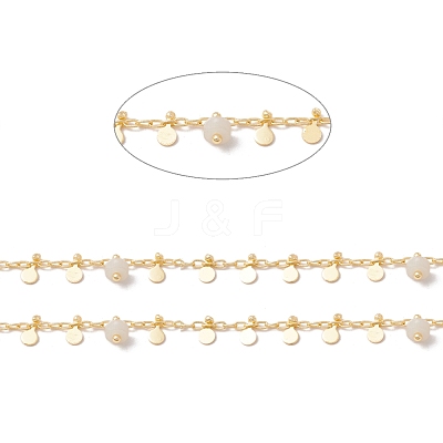 Natural Amazonite Column Beaded Chains CHC-K012-01G-05-1