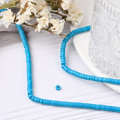Synthetic Turquoise Beads Strands TURQ-G110-4x2mm-06-1