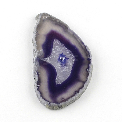 Dyed Mixed Shape Natural Agate Gemstone Big Pendants G-R300-10-1