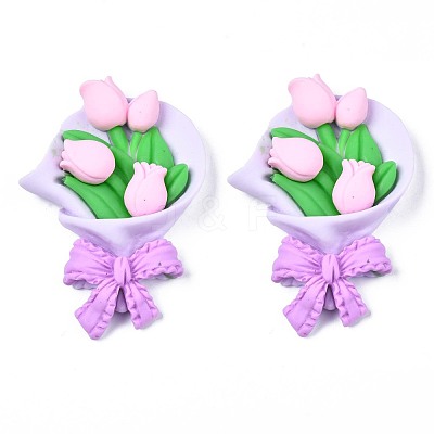 Opaque Resin Cabochons CRES-N024-78-1