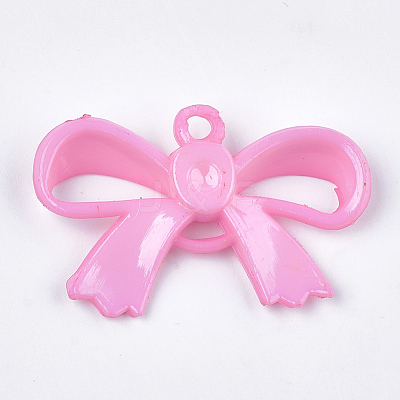 Opaque Solid Color Acrylic Pendants MACR-T030-09-1