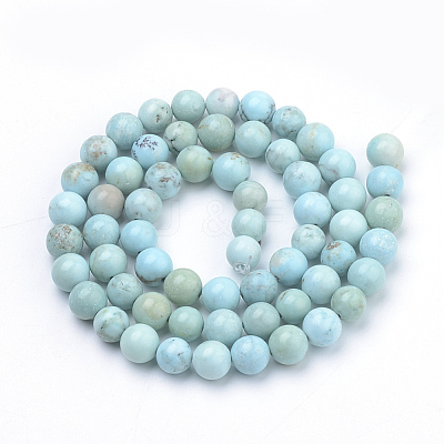 Synthetic Turquoise Beads Strands X-G-Q953-03-8mm-1