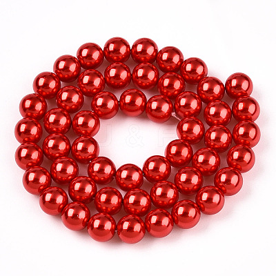 Glass Pearl Beads Strands HY-G002-01D-07-1