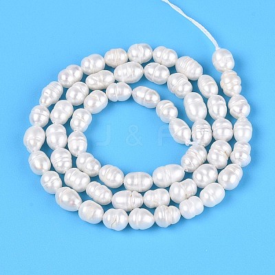 Natural Cultured Freshwater Pearl Beads Strands PEAR-T006-19A-1
