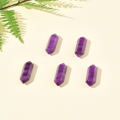 5Pcs Natural Lavender Amethyst Healing Stones G-FS0005-83E-1
