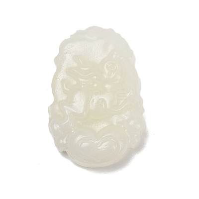 Natural White Jade Carved Pendants LS-G-S384-01D-1