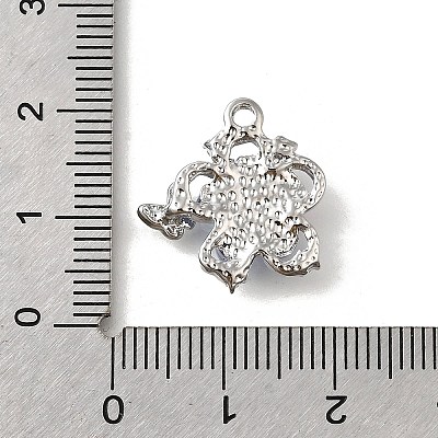 Alloy Acrylic Pendants PALLOY-R157-02P-01-1