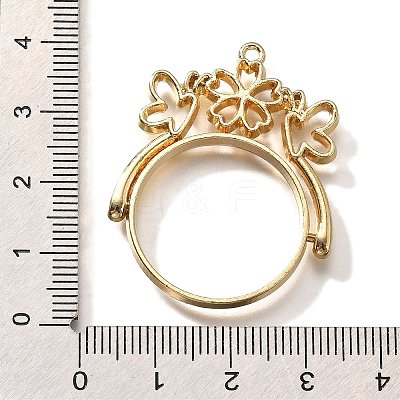 Alloy Open Back Bezel Pendants PALLOY-I223-02LG-1