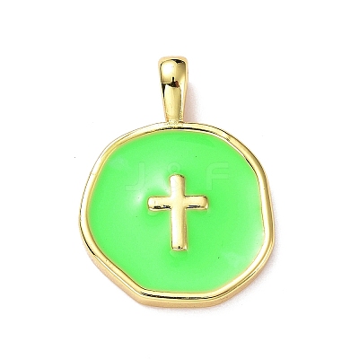Brass Enamel Pendants LS-KK-G417-01LG-03-1