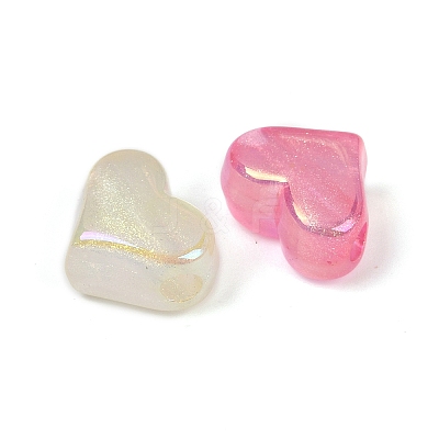 Transparent Acrylic European Beads X-MACR-L007-15-1