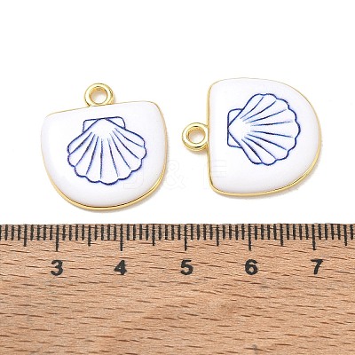 Printed Brass Pendants KK-CBAF9BC-04G-02-1