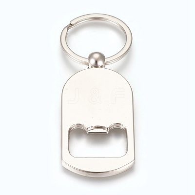 Zinc Alloy Cabochon Settings Bottle Openers X-AJEW-E038-04P-1
