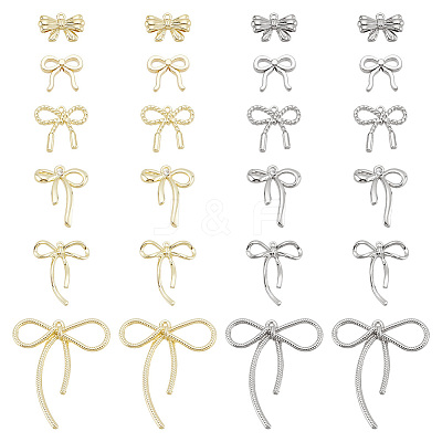 24Pcs 12 Styles Alloy Pendants FIND-HY0004-12-1
