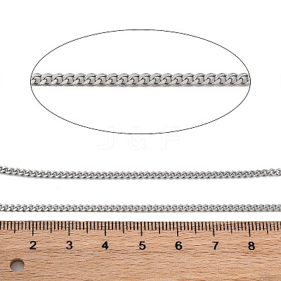 304 Stainless Steel Curb Chains CHS-M009-11P-05-1