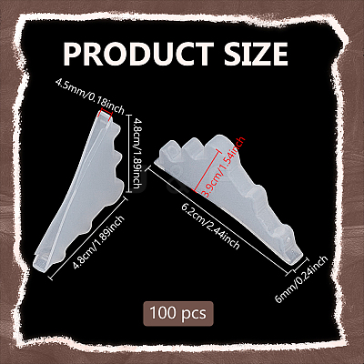 Plastic Triangle Corner Protector FIND-WH0365-140A-1