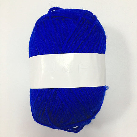 Acrylic Fiber Medium Yarn YCOR-WH0001-22-1