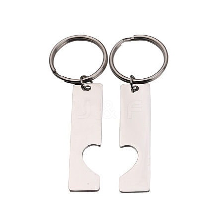 Stainless Steel Pendants Keychain HEAR-PW0001-161A-1