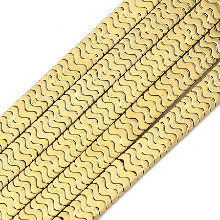 Electroplated Synthetic Non-magnetic Hematite Beads Strands G-A263-I01-01A-1