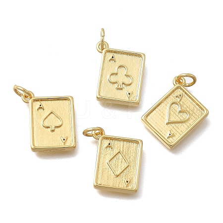 Brass Pendants KK-D431-037G-1