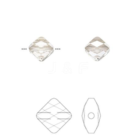 Austrian Crystal Beads 5054-6mm-001SSHA(U)-1