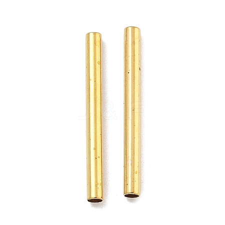 Brass Tube Beads KK-B120-03I-G-1