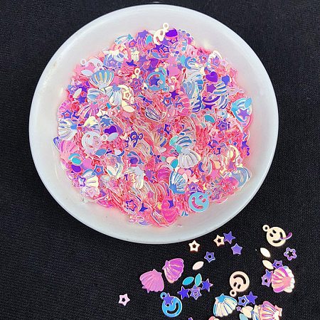 Heart/Star/Moon/Shell PVC Nail Art Glitter Sequins Chip SLM-PW0001-008A-1