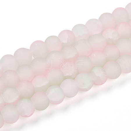 Crackle Glass Beads X1-GLAA-N009-6mm-01-1