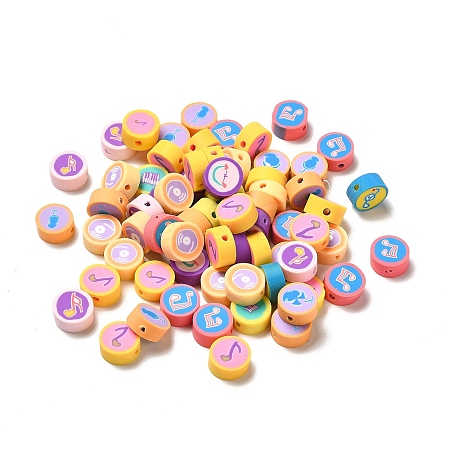 Handmade Polymer Clay Beads CLAY-B003-18-1