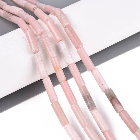 Natural Pink Opal Beads Strands G-T141-72B-1