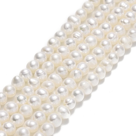 Natural Cultured Freshwater Pearl Beads Strands PEAR-F018-13F-01-1