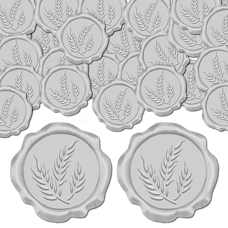 50Pcs Adhesive Wax Seal Stickers DIY-CP0010-99D-1