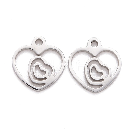 Valentine's Day 304 Stainless Steel Charms STAS-I151-31P-1