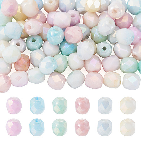 1 Strand Anti-Tarnish Electroplate Glass Beads Strands GLAA-TADJ0001-03-1