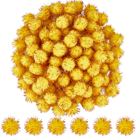 120Pcs Handmade DIY Doll Craft Pom Pom Yarn Pom Pom Balls AJEW-SC0003-15C-02-1