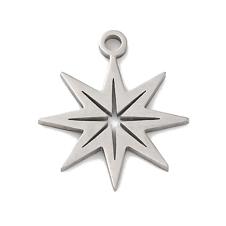 Anti-Tarnish Christmas 201 Stainless Steel Pendants STAS-Q015-11P-1