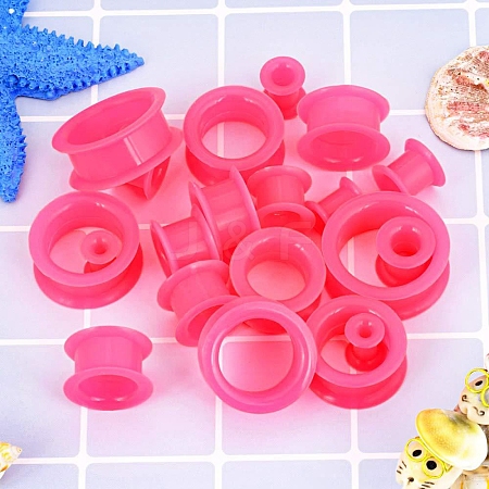 10 Pairs Silicone Ear Gauges WGCF9F6-21-1