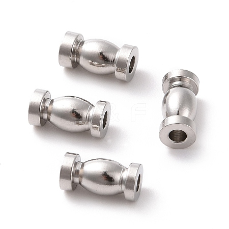 Tarnish Resistant 201 Stainless Steel Beads STAS-P236-10P-1