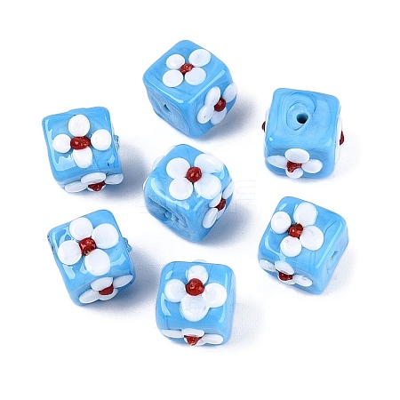 Handmade Bumpy Lampwork Beads LAMP-Q039-14D-1