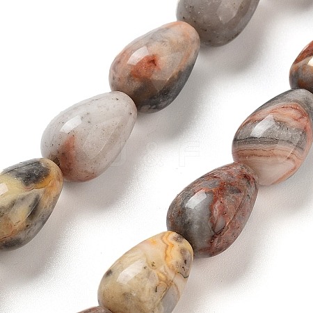 Natural Crazy Agate Beads Strands G-B106-A14-01-1